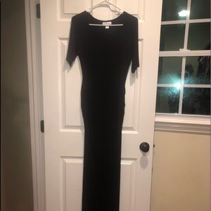 Full length maternity dress